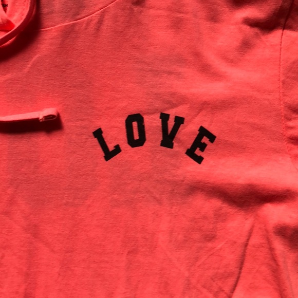 Brand new Women Love white&orange hoodie shirt. - Picture 4 of 7